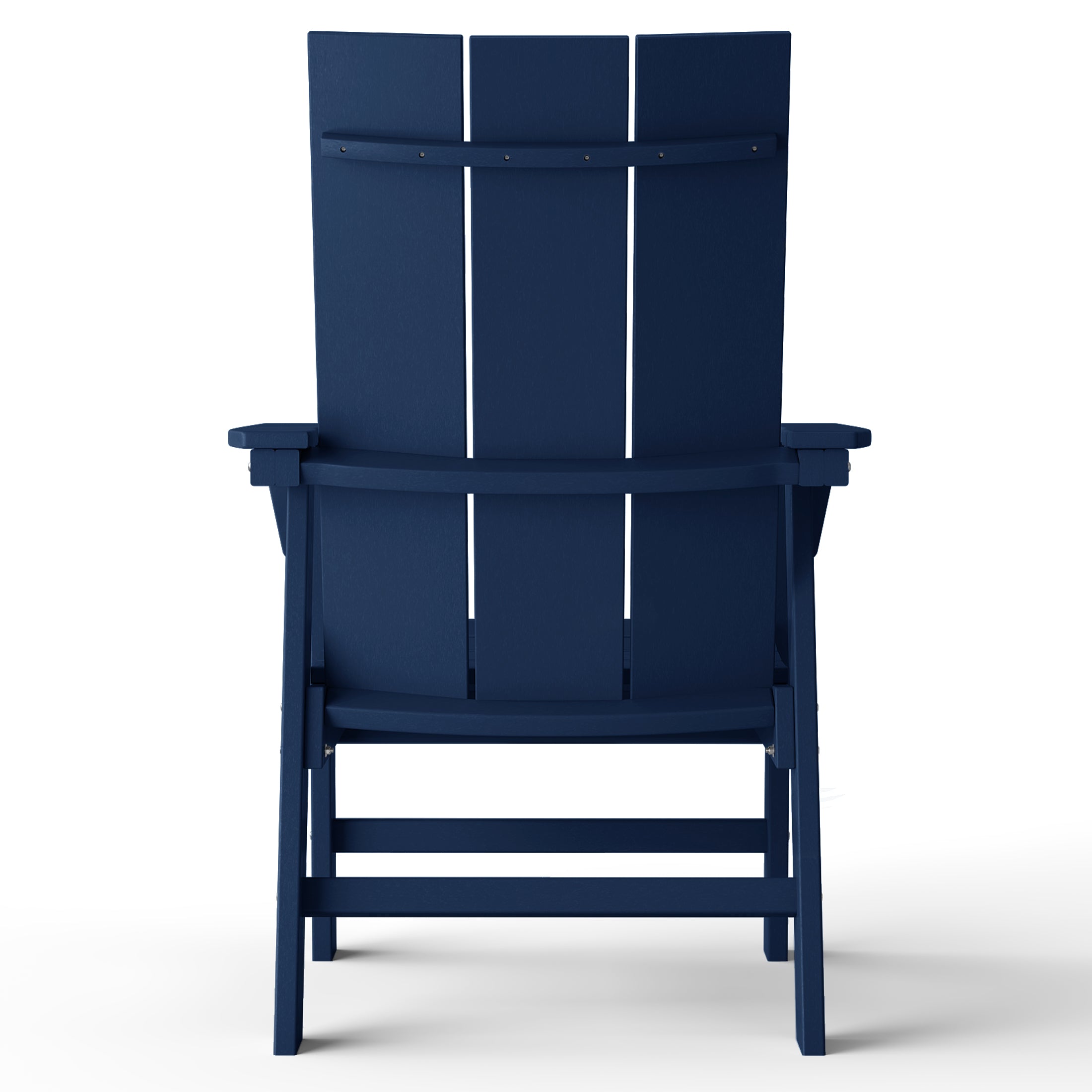 Malibu Modern All-Weather Outdoor Contoured Adirondack Dining Chair