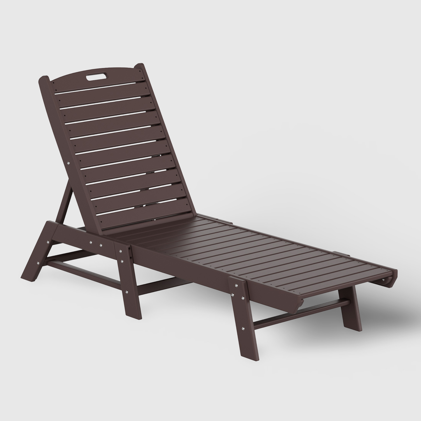 POLYTRENDS™ Santa Monica All-Weather Outdoor Reclining Sun Lounger