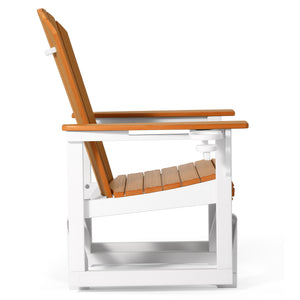 Heritage Ridge Adirondack Glider With Cup Holder