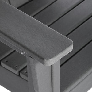 Tiny Terraces Kids' All-Weather Outdoor Poly Adirondack Chair