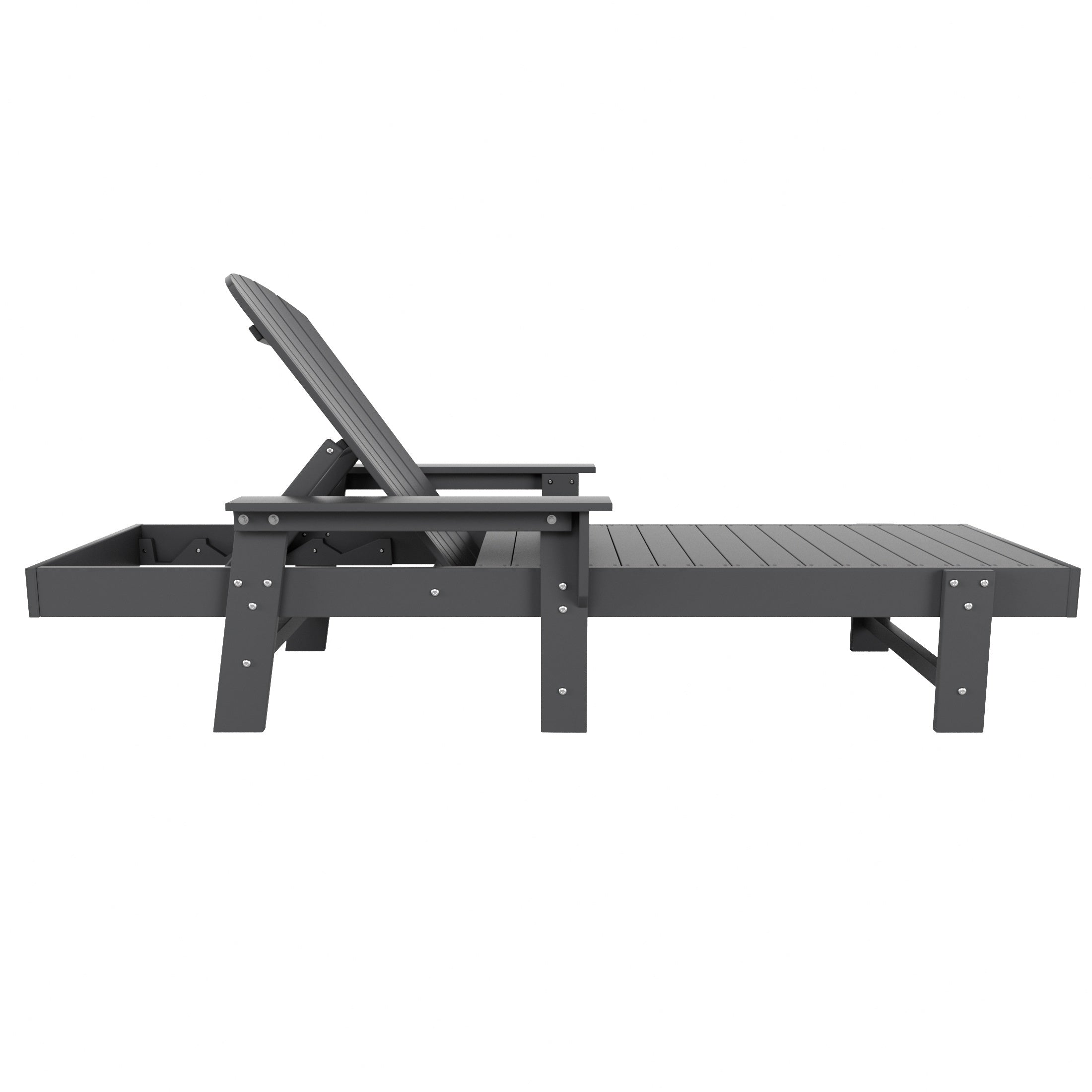 Westport Classic All-Weather Outdoor Adirondack Reclining Sun Lounger With Arms Rests
