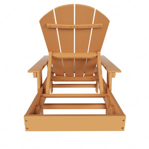 Chatham All-Weather Outdoor Adirondack Reclining Sun Lounger With Arms Rests & Wheels