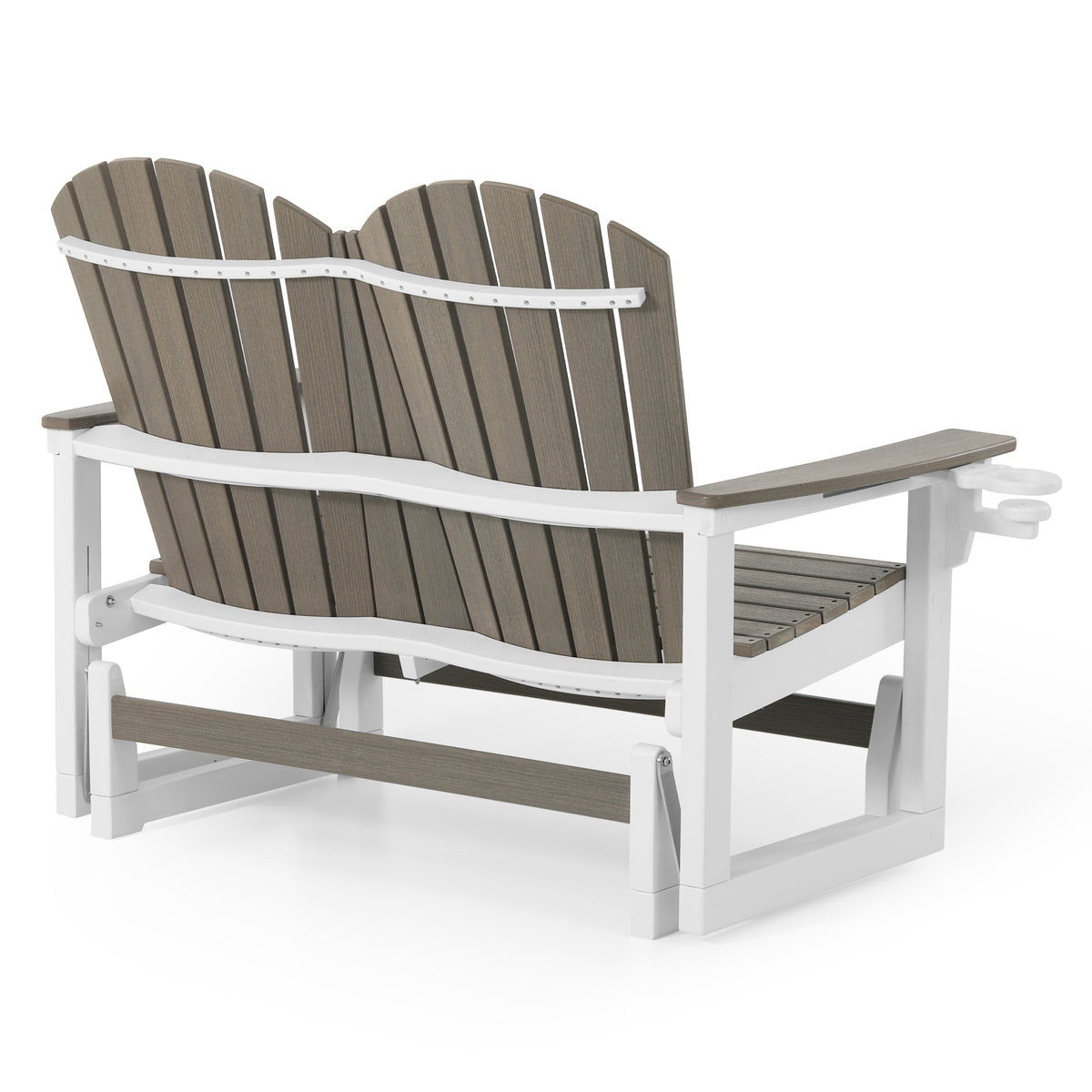Adirondack 52“ Glider With Cup Holder