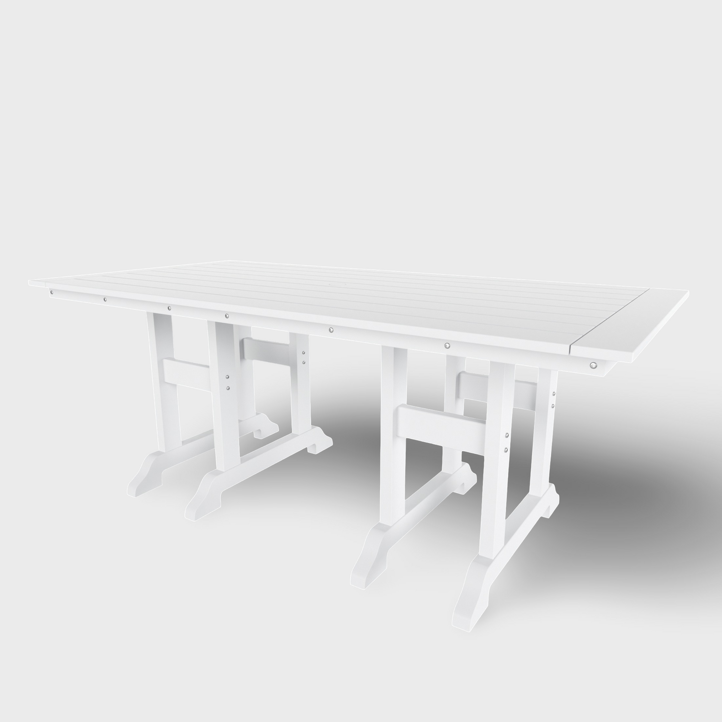POLYTRENDS™ Tuscany All-Weather Outdoor Rectangular Dining Table (71" x 37" Top)