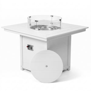 Sedona Square 42" Dining Fire Pit Table