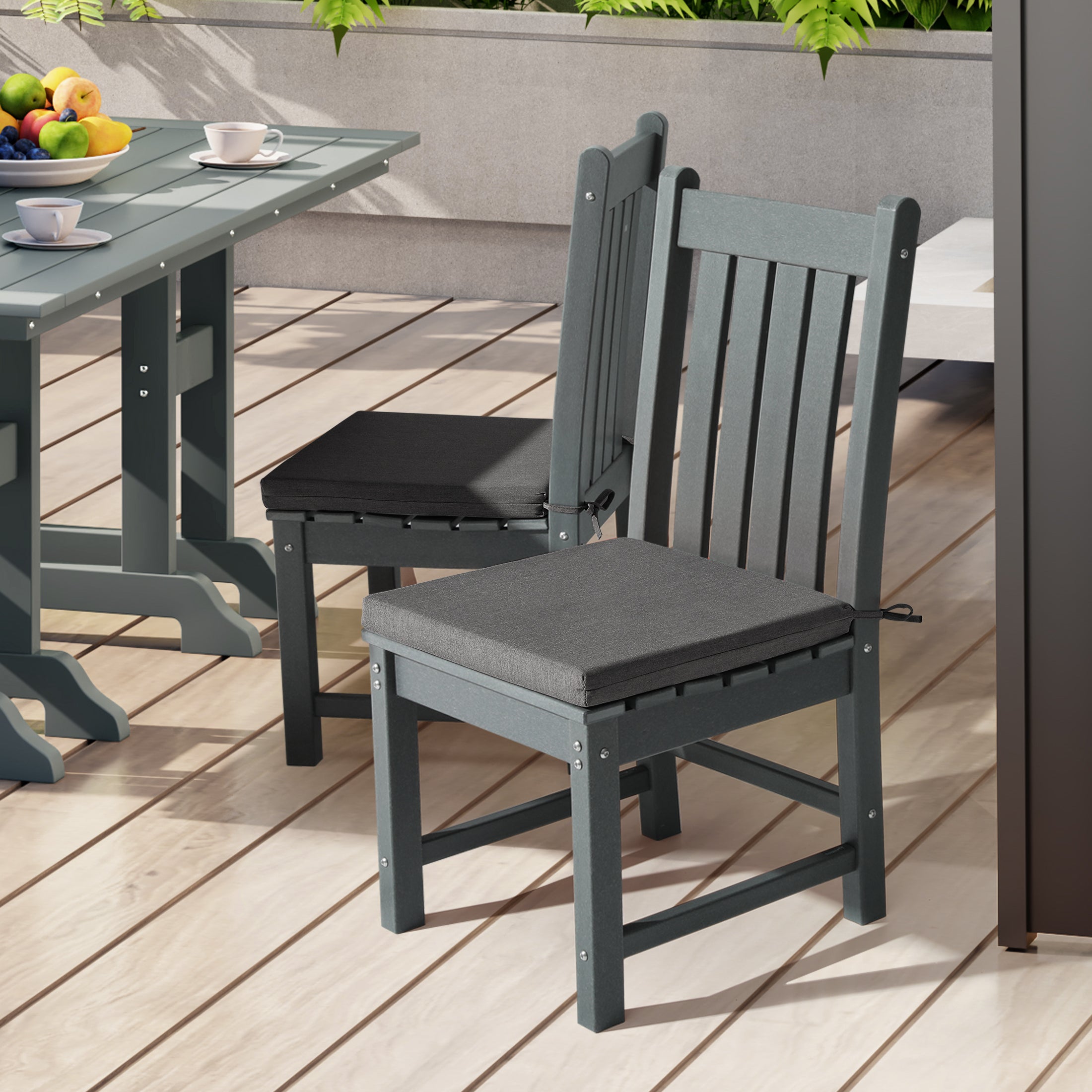 Outdoor Patio Kitchen Dining Chair Seat Cushions Set of 4