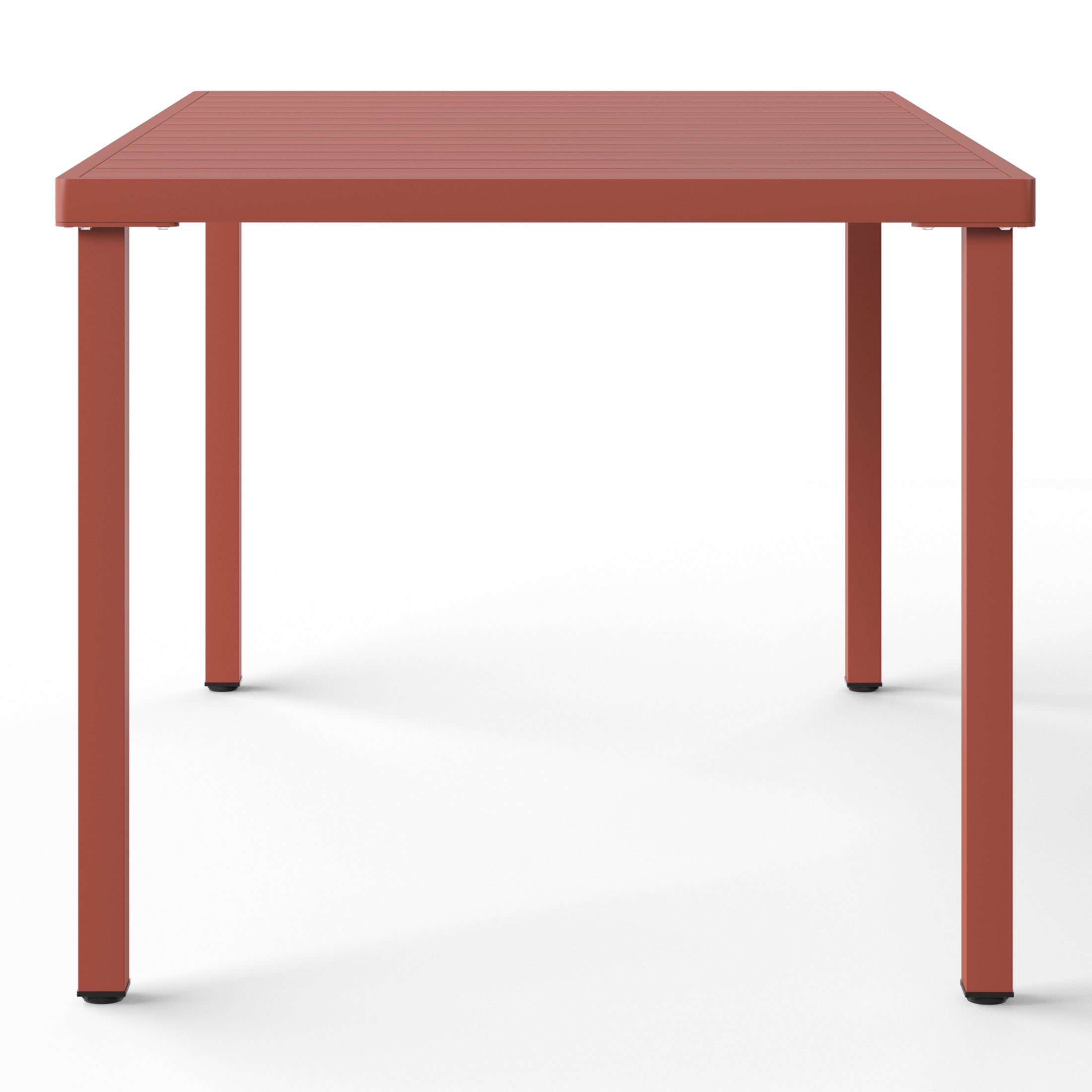 Polyform 59" x 35.4" Steel Rectangular Dining Table