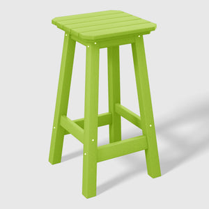 Stockholm All-Weather Outdoor Square Counter Stool (24" Seat Height)
