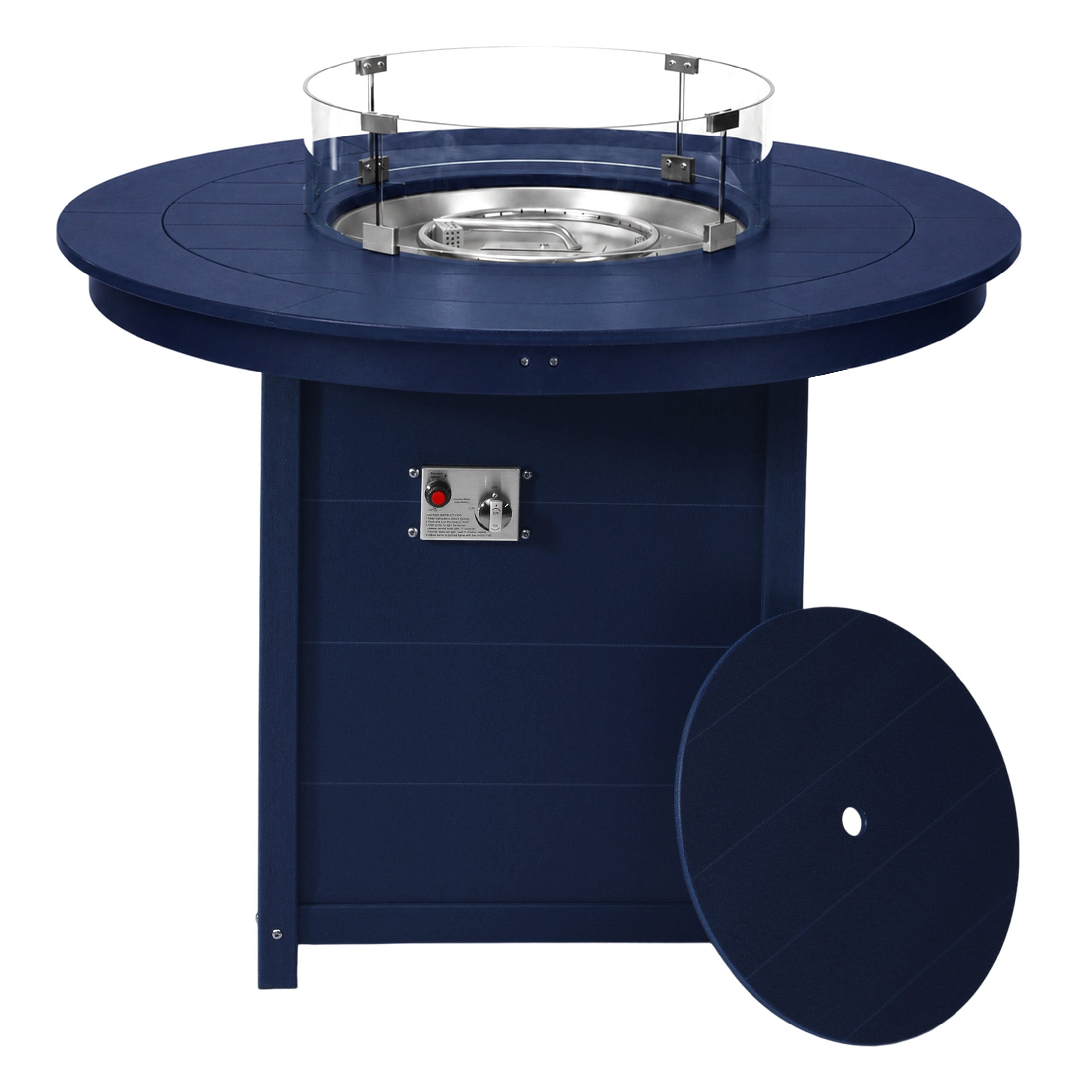 Sedona Round 47" Counter Fire Pit Table Top