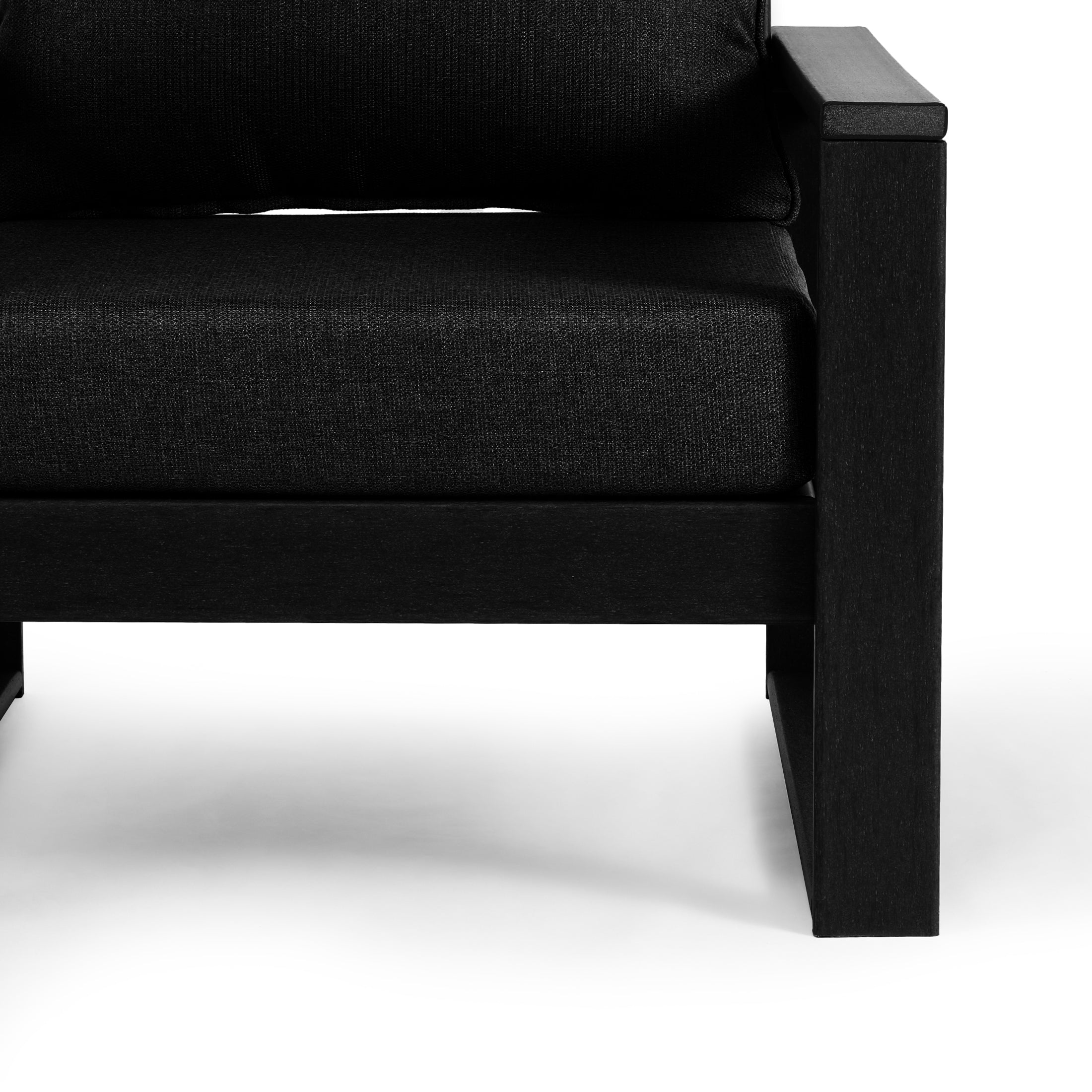 Signature All-Weather Outdoor Modular Patio Deep Seating Right Arm Chair (Right Arm Sectional Seat)