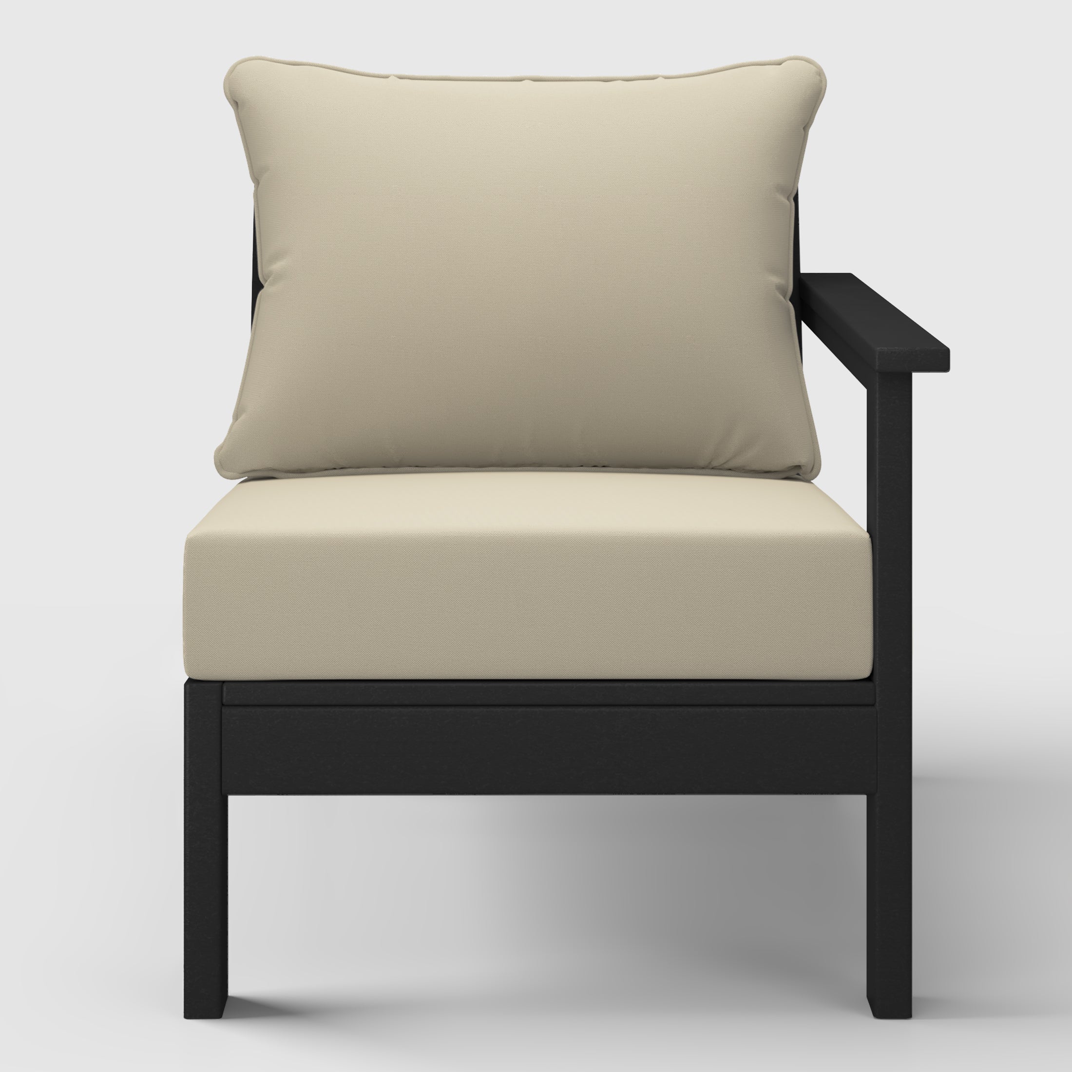 Scottsdale All-Weather Outdoor Modular Deep Seating Right Arm Chair (with Optional Cushions)