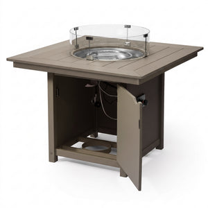 Sedona Square 42" Dining Fire Pit Table
