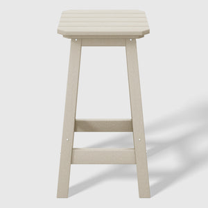 Stockholm All-Weather Outdoor Square Counter Stool (24" Seat Height)