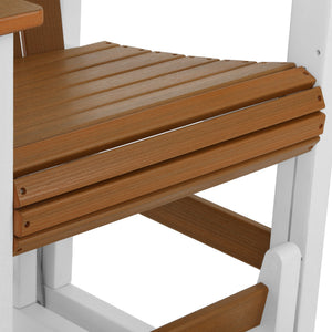Adirondack Counter Glider With Cup Holder