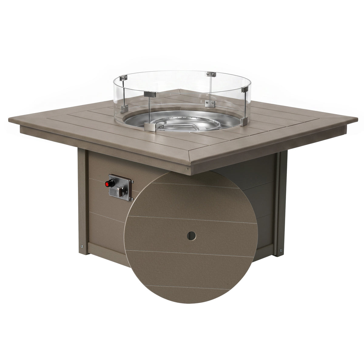 Sedona Square 42" Fire Pit Table