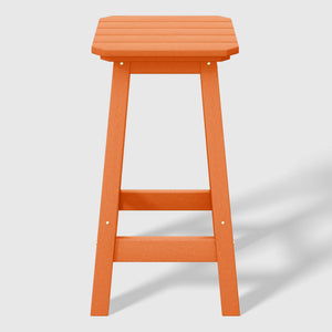 Stockholm All-Weather Outdoor Square Counter Stool (24" Seat Height)
