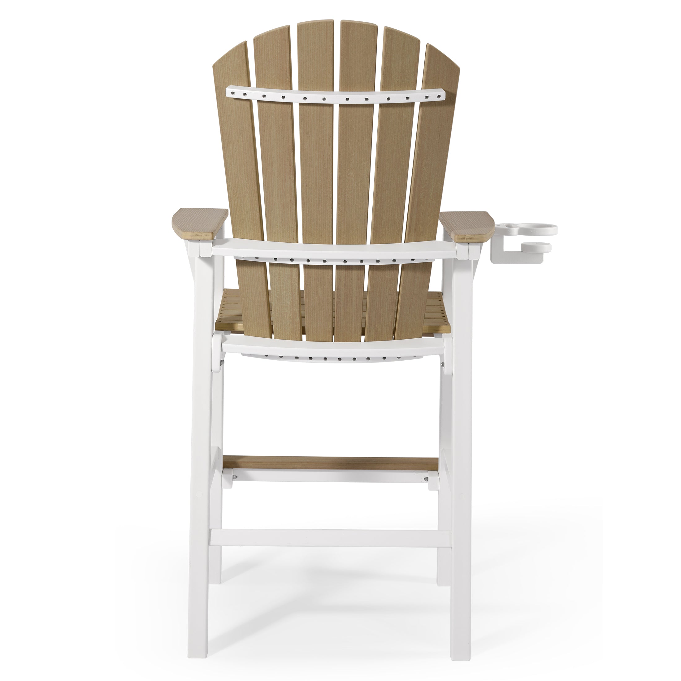 Heritage Ridge Adirondack Bar Chair With Cup Holder