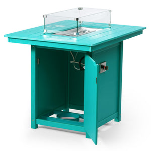 Sedona Rectangular 34" X 46" Counter Fire Pit Table