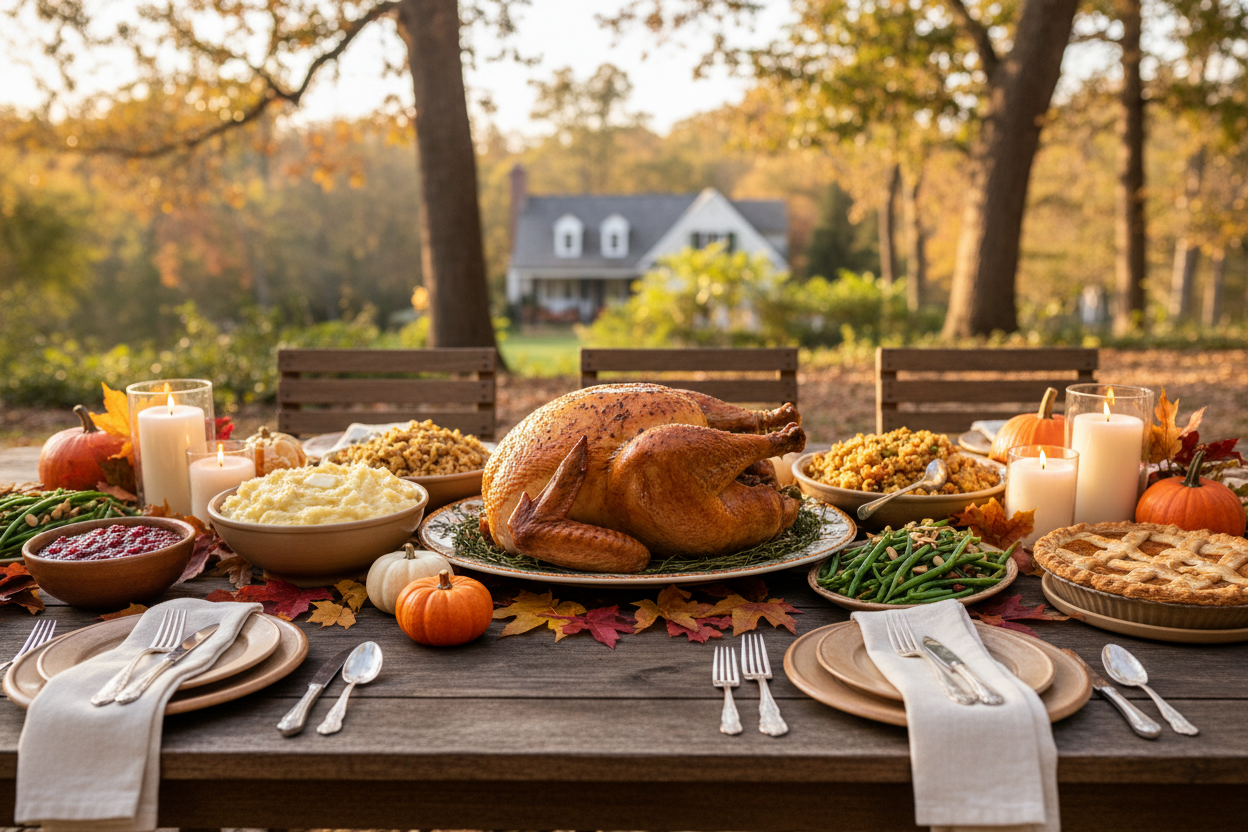 Thanksgiving Al Fresco | Outdoor Dining Ideas for Fall Celebrations ...