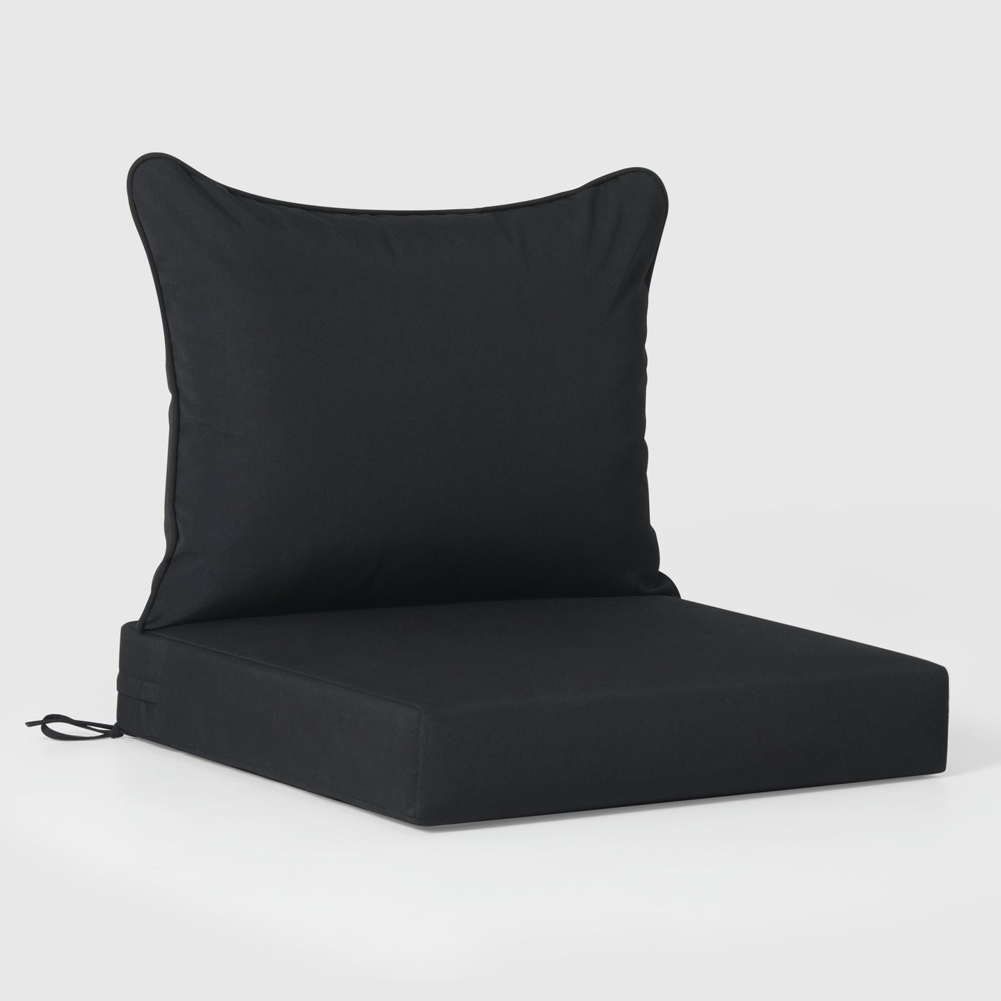 Outdoor Deep Seat Chair Cushions, 2-Piece Set, Water-Repellent (25" × 25")
