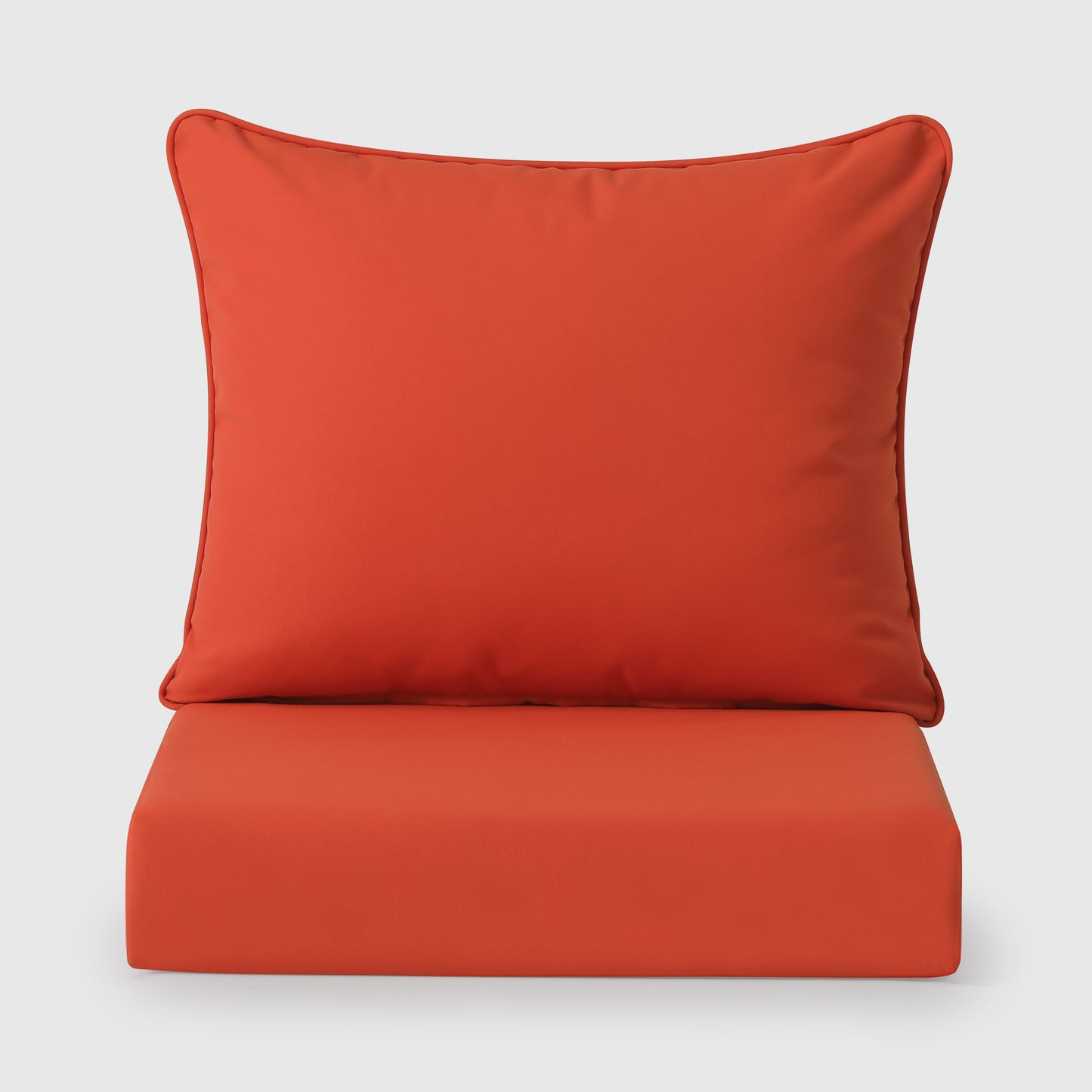 Outdoor Deep Seat Chair Cushions, 2-Piece Set, Water-Repellent (25" × 25")