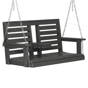 Charleston 54" Porch Swing with Folding Cup Holder