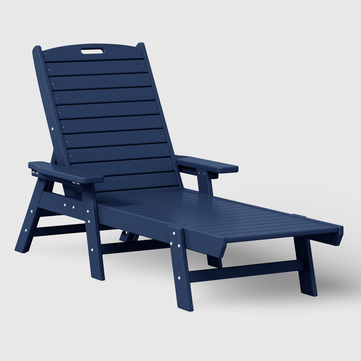 Santa Monica All-Weather Outdoor Reclining Sun Lounger with Arm Rests