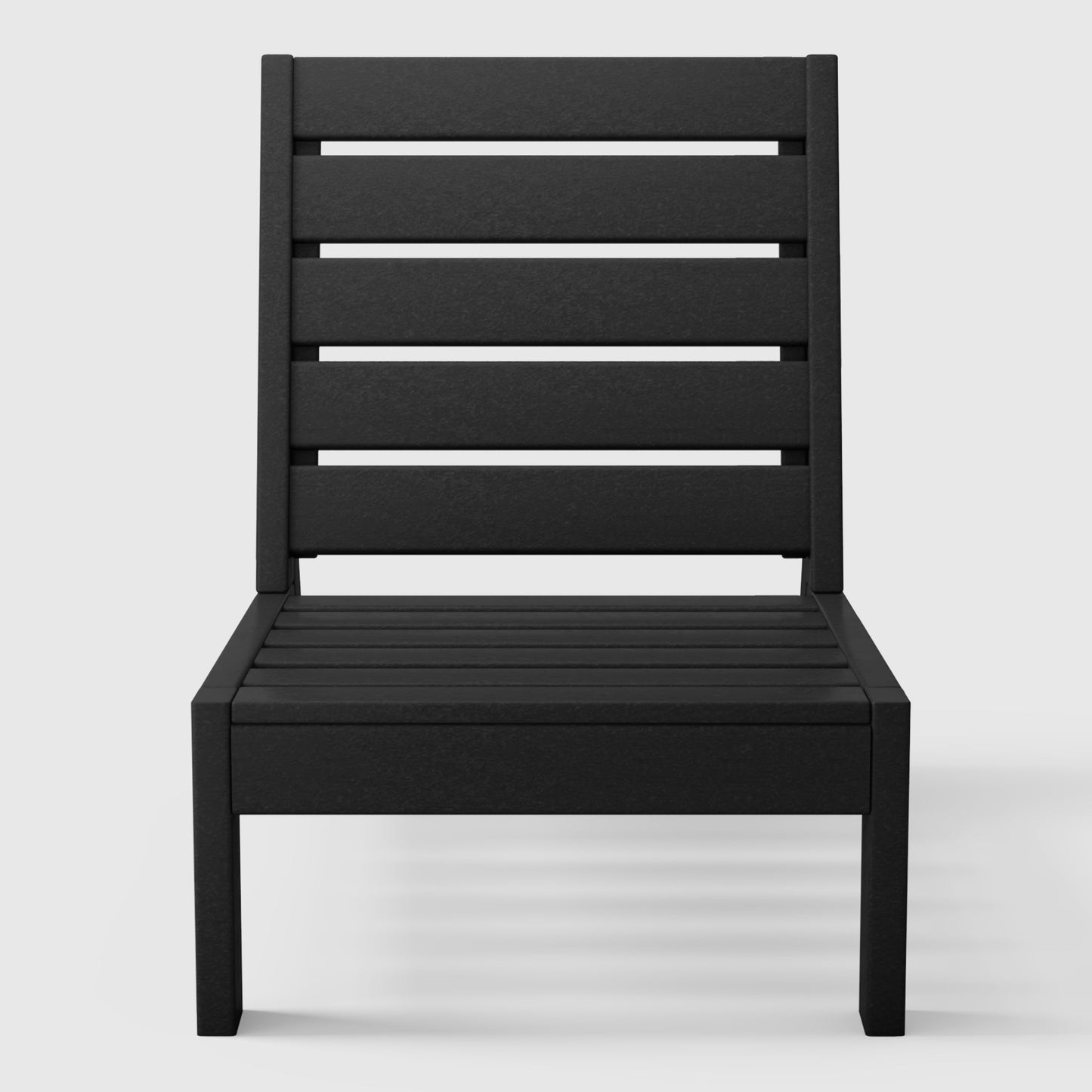 Scottsdale All-Weather Outdoor Modular Deep Seating Armless Chair (with Optional Cushions)