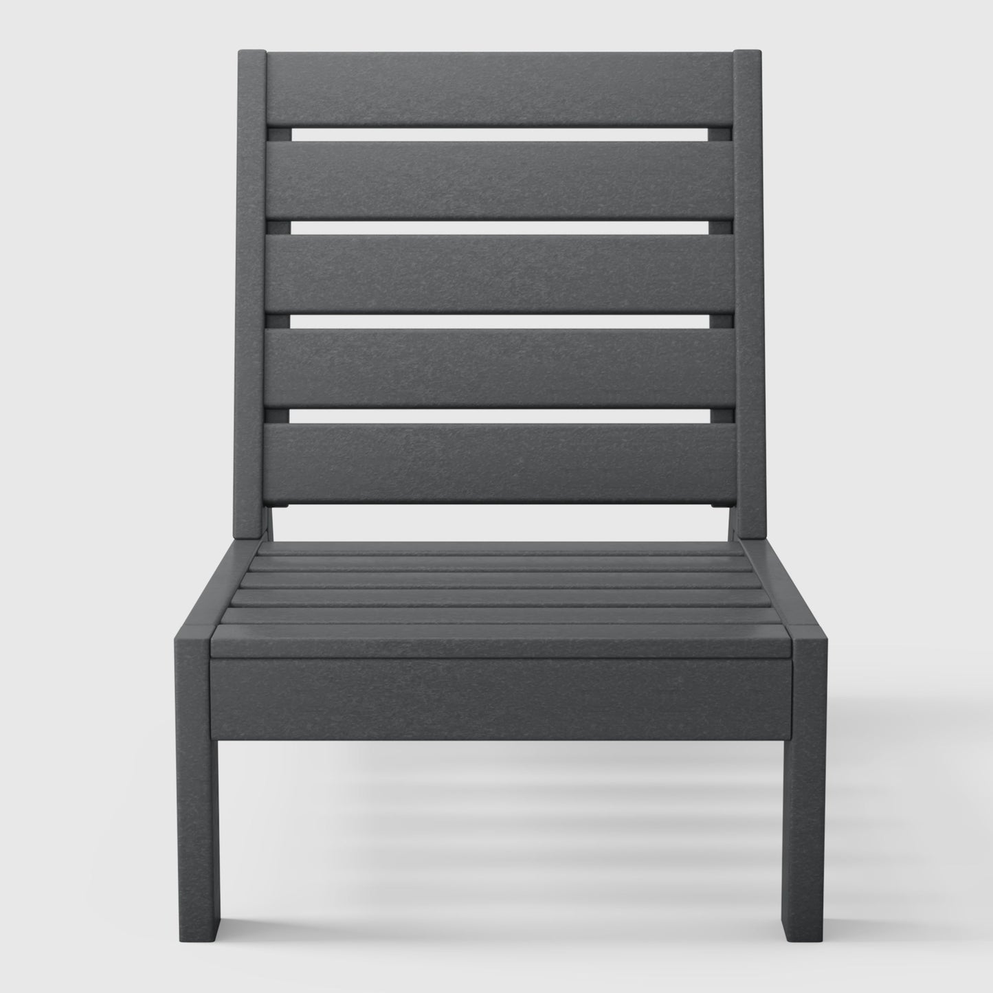 Scottsdale All-Weather Outdoor Modular Deep Seating Armless Chair (with Optional Cushions)