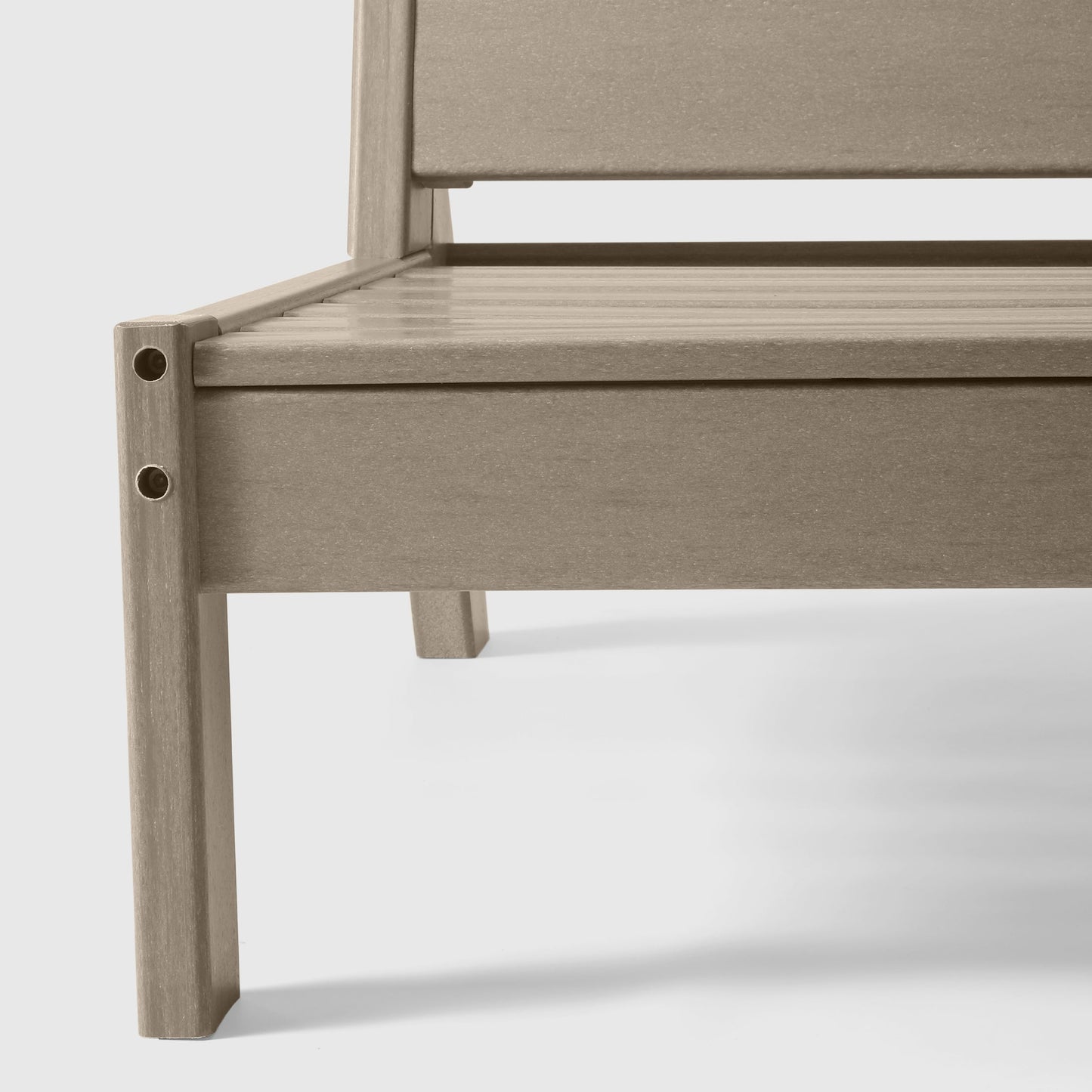 Scottsdale All-Weather Outdoor Modular Deep Seating Armless Chair (with Optional Cushions)