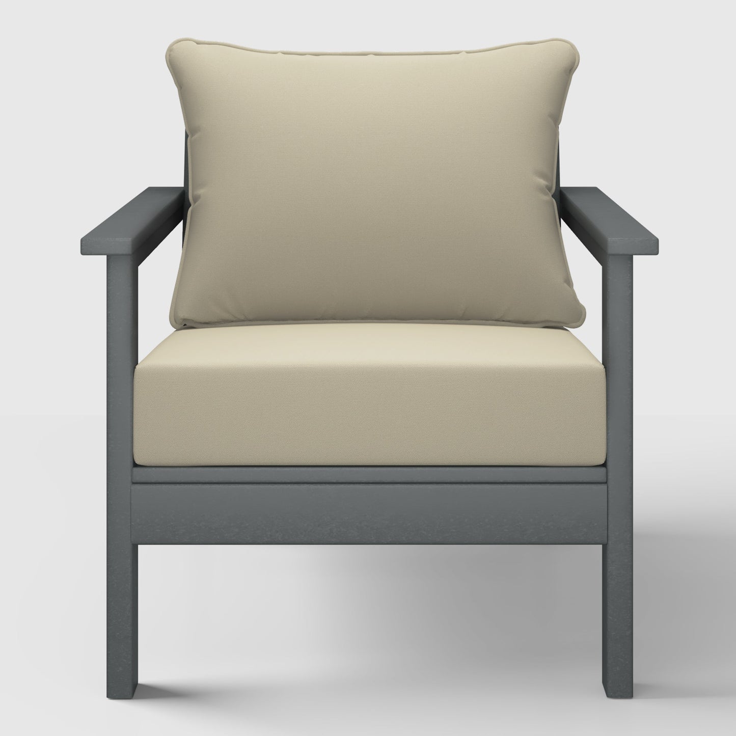 Scottsdale All-Weather Outdoor Modular Deep Seating Arm Chair (with Optional Cushions)