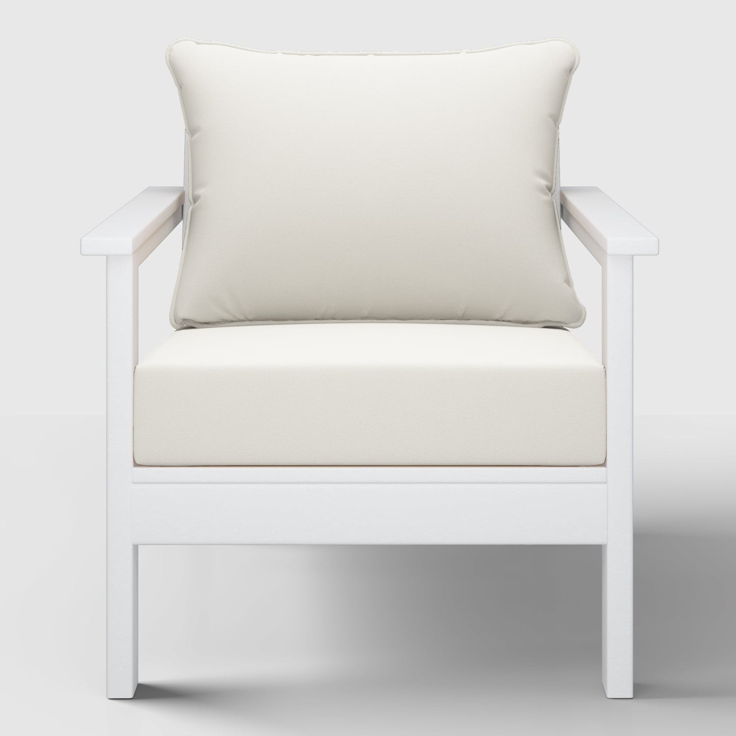 Scottsdale All-Weather Outdoor Modular Deep Seating Arm Chair (with Optional Cushions)