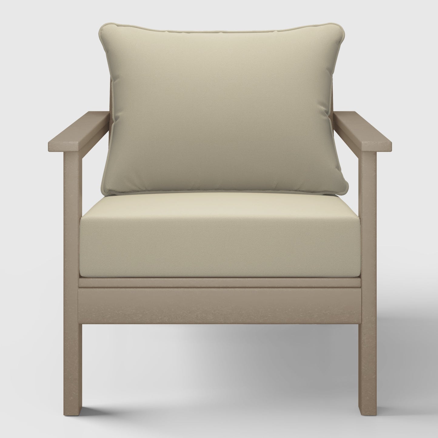 Scottsdale All-Weather Outdoor Modular Deep Seating Arm Chair (with Optional Cushions)