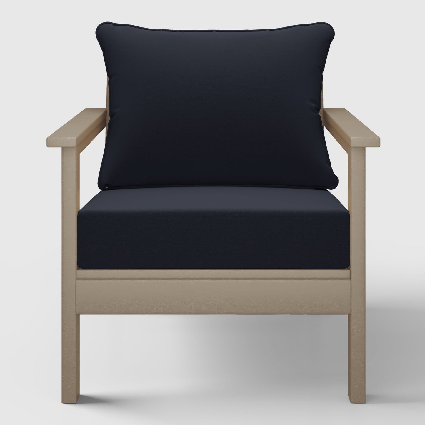 Scottsdale All-Weather Outdoor Modular Deep Seating Arm Chair (with Optional Cushions)