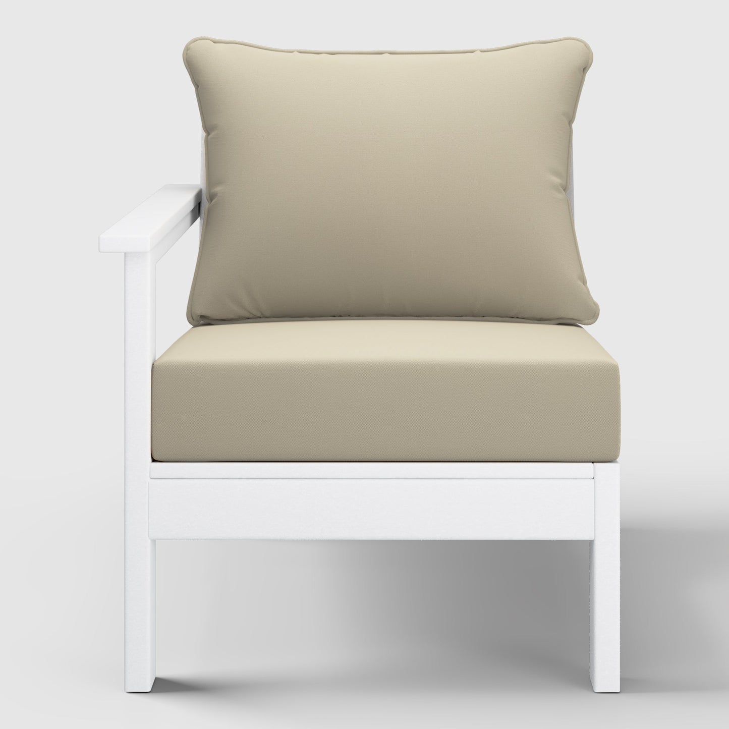 Scottsdale All-Weather Outdoor Modular Deep Seating Left Arm Chair (with Optional Cushions)