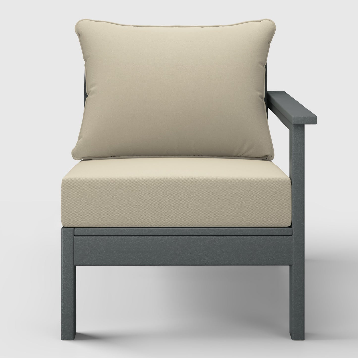 Scottsdale All-Weather Outdoor Modular Deep Seating Right Arm Chair (with Optional Cushions)