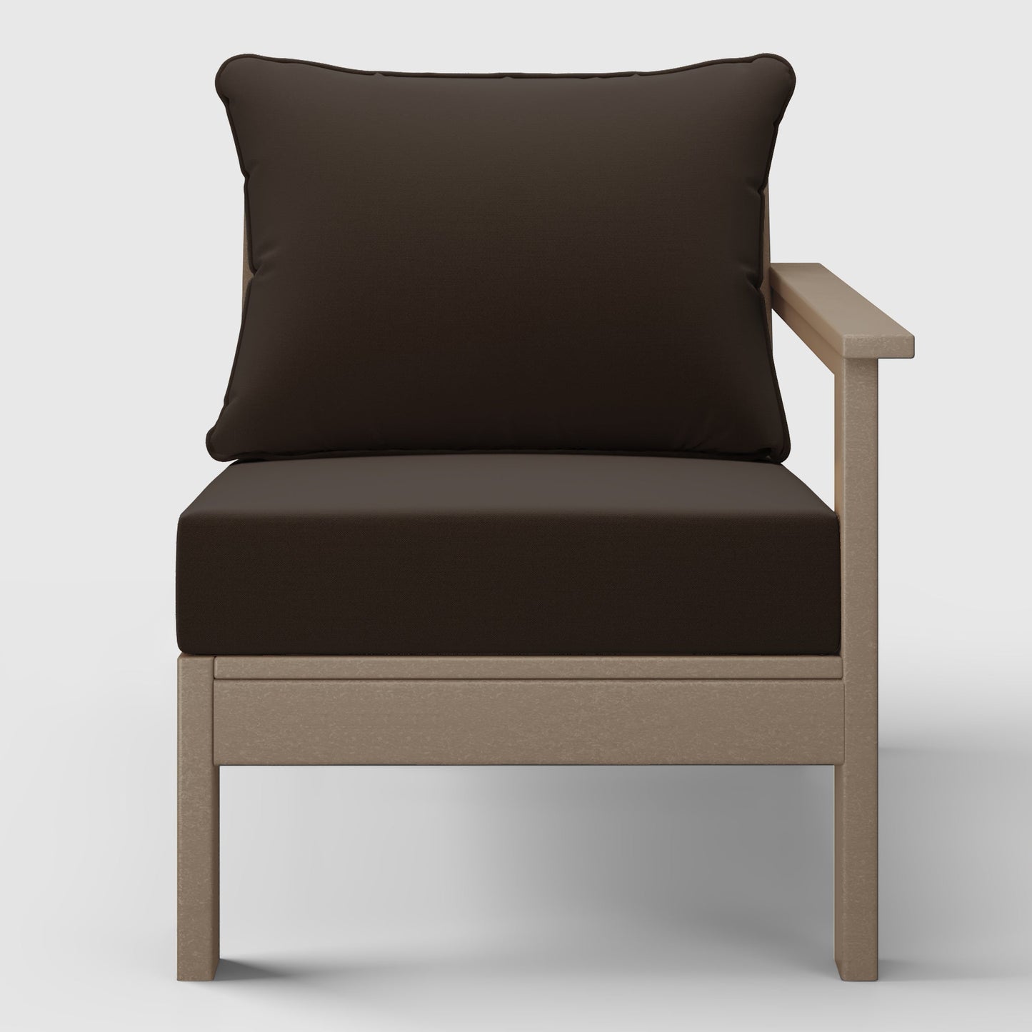 Scottsdale All-Weather Outdoor Modular Deep Seating Right Arm Chair (with Optional Cushions)