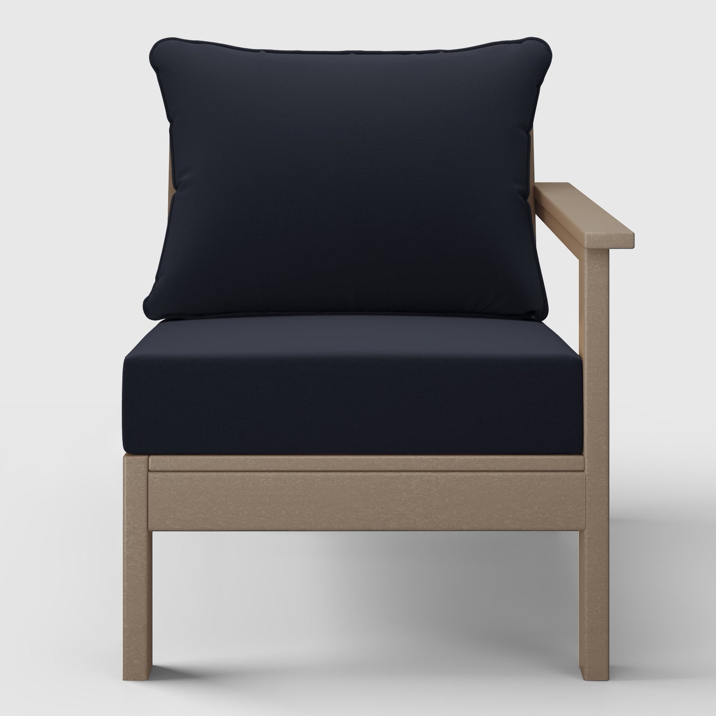 Scottsdale All-Weather Outdoor Modular Deep Seating Right Arm Chair (with Optional Cushions)