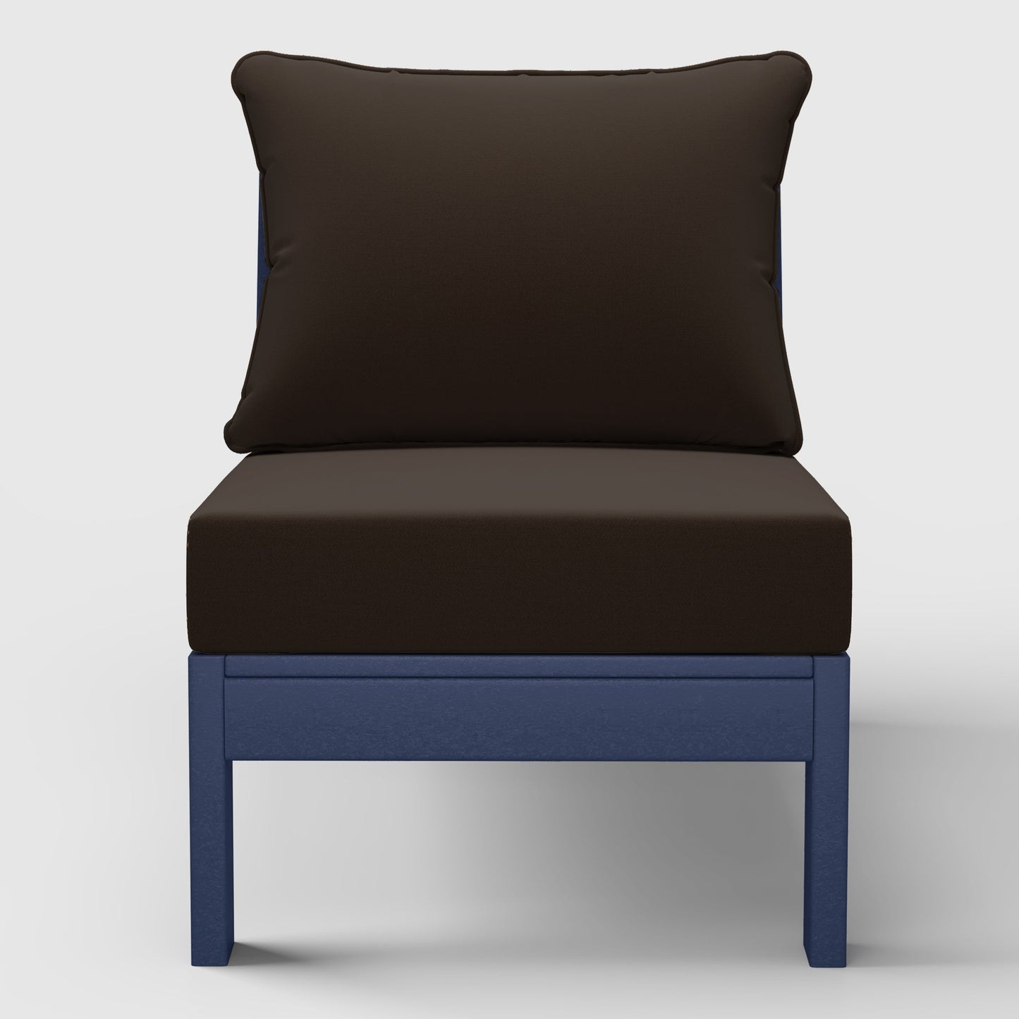 Scottsdale All-Weather Outdoor Modular Deep Seating Armless Chair (with Optional Cushions)