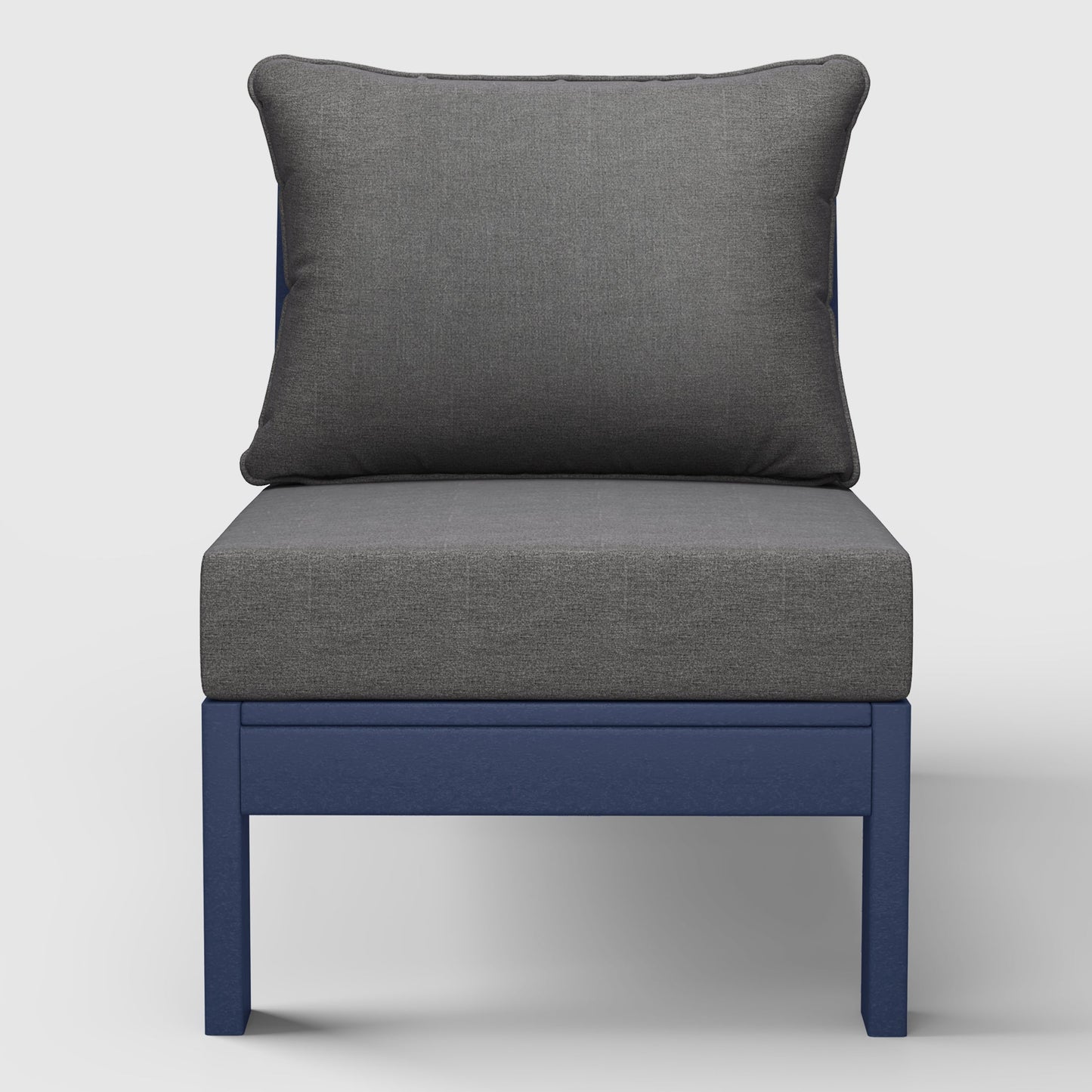 Scottsdale All-Weather Outdoor Modular Deep Seating Armless Chair (with Optional Cushions)