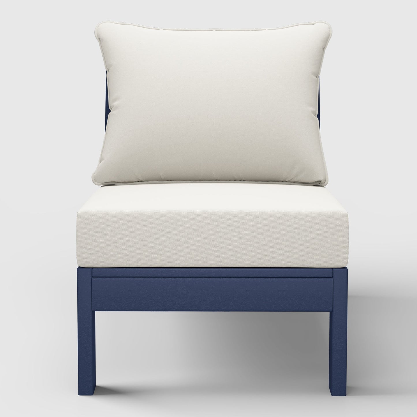 Scottsdale All-Weather Outdoor Modular Deep Seating Armless Chair (with Optional Cushions)