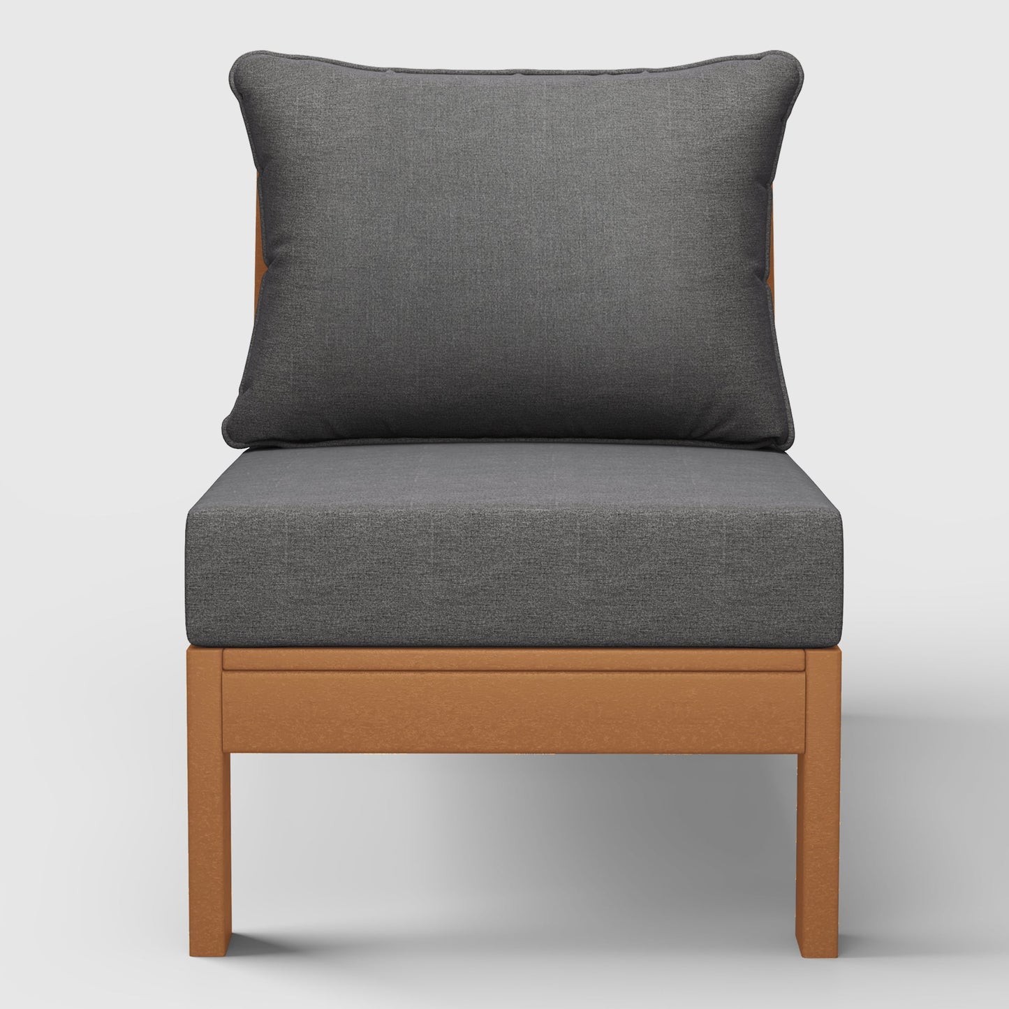 Scottsdale All-Weather Outdoor Modular Deep Seating Armless Chair (with Optional Cushions)