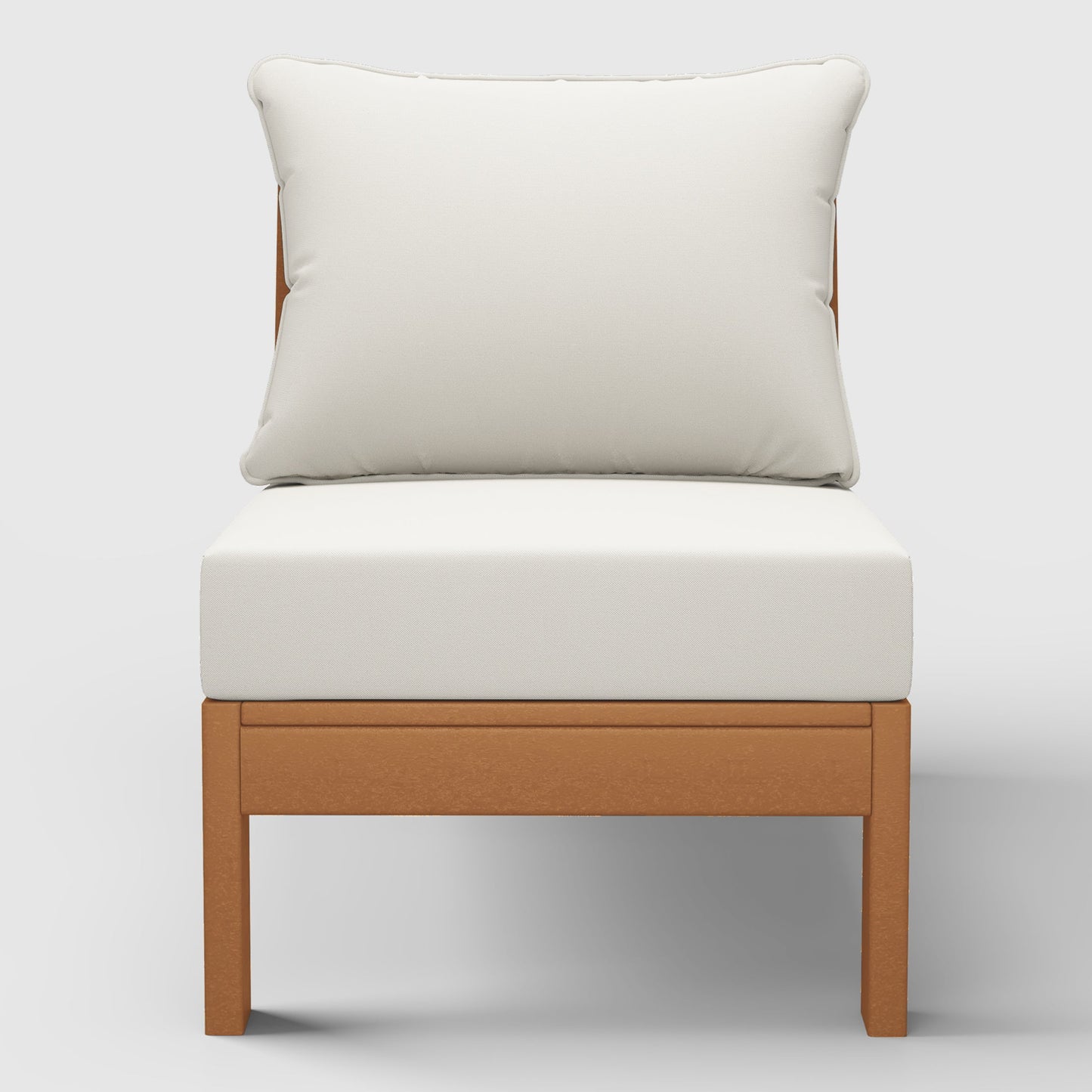 Scottsdale All-Weather Outdoor Modular Deep Seating Armless Chair (with Optional Cushions)