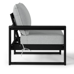 Signature All-Weather Outdoor Modular Patio Deep Seating Left Arm Chair (Left Arm Sectional Seat)