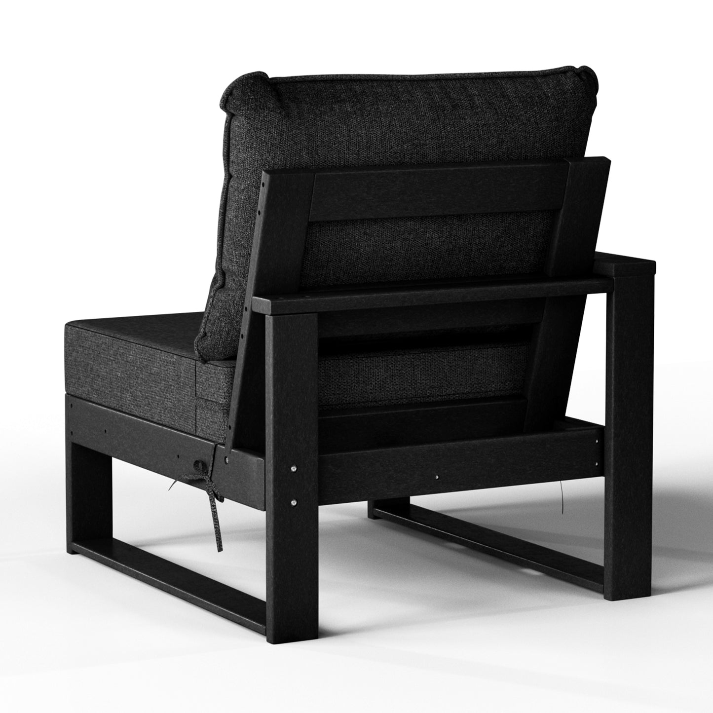 Signature All-Weather Outdoor Modular Patio Deep Seating Left Arm Chair (Left Arm Sectional Seat)