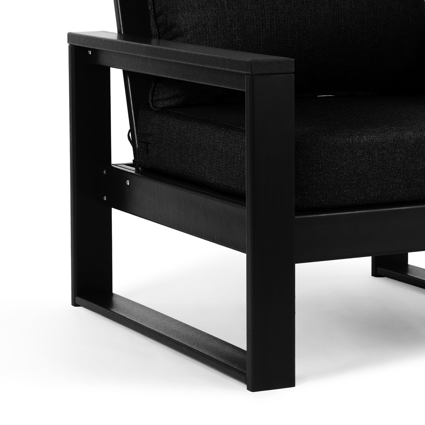 Signature All-Weather Outdoor Modular Patio Deep Seating Left Arm Chair (Left Arm Sectional Seat)