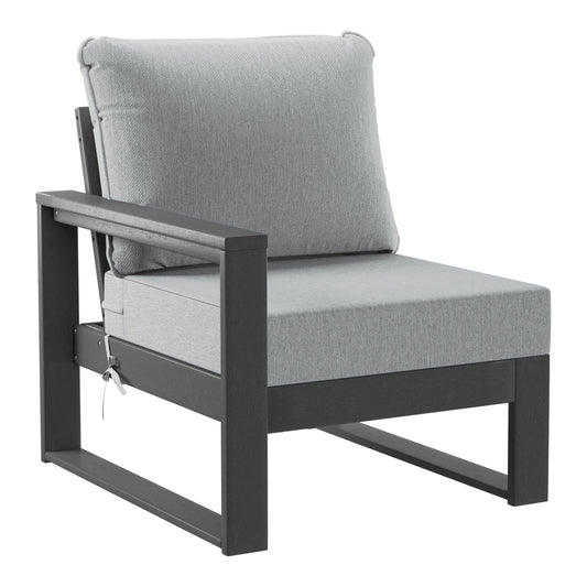 Signature All-Weather Outdoor Modular Patio Deep Seating Left Arm Chair (Left Arm Sectional Seat)