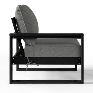 Signature All-Weather Outdoor Modular Patio Deep Seating Left Arm Chair (Left Arm Sectional Seat)