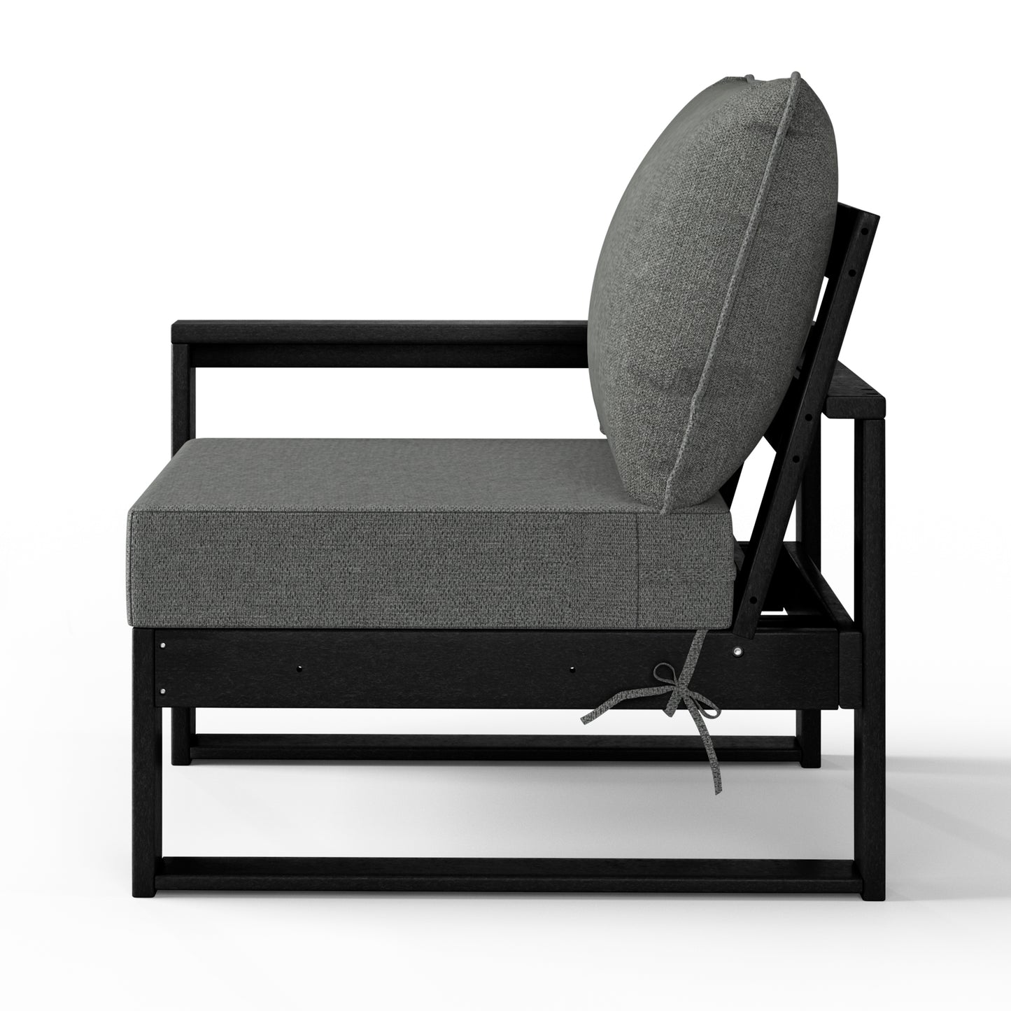 Signature All-Weather Outdoor Modular Patio Deep Seating Left Arm Chair (Left Arm Sectional Seat)