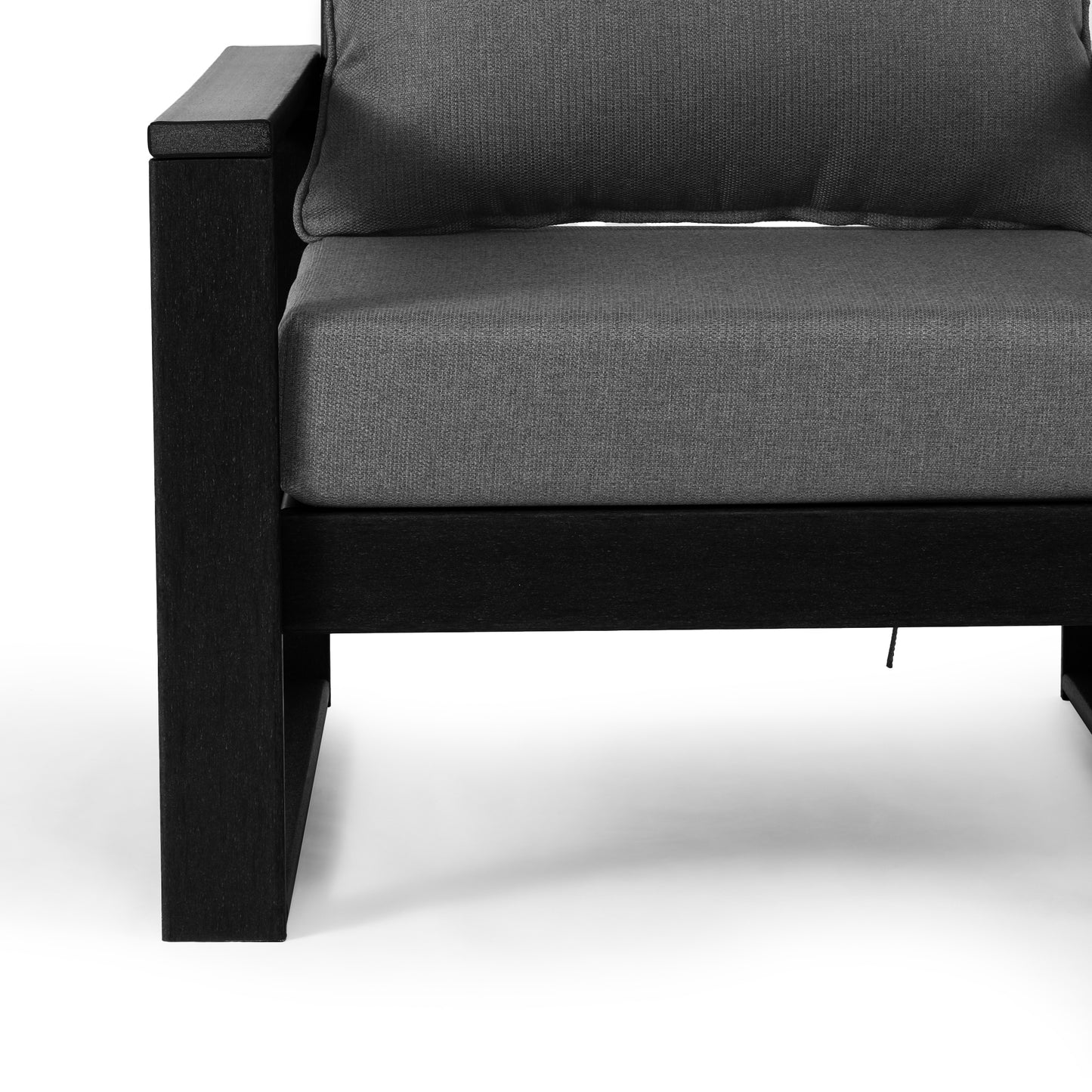 Signature All-Weather Outdoor Modular Patio Deep Seating Left Arm Chair (Left Arm Sectional Seat)